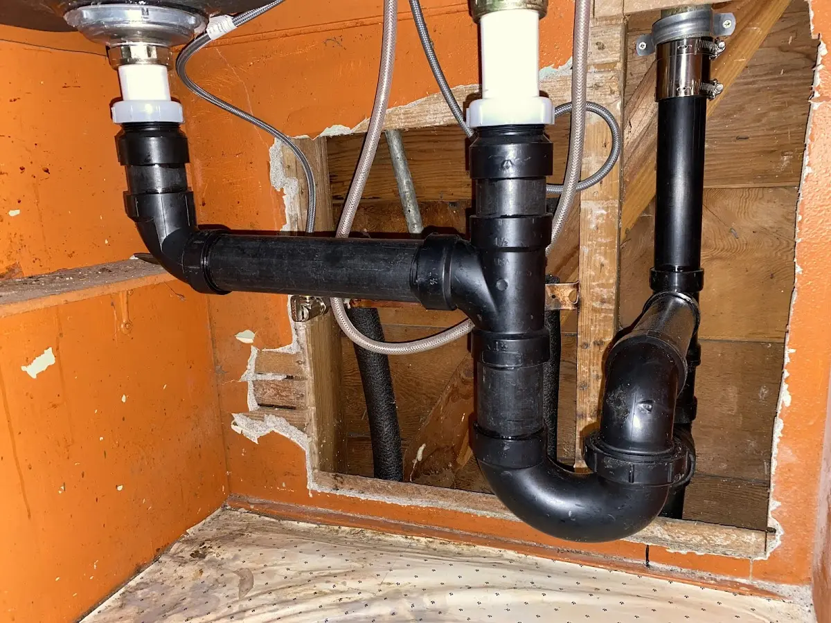 Professional Plumbing Inspection equipment and tools on the job in Oakfield